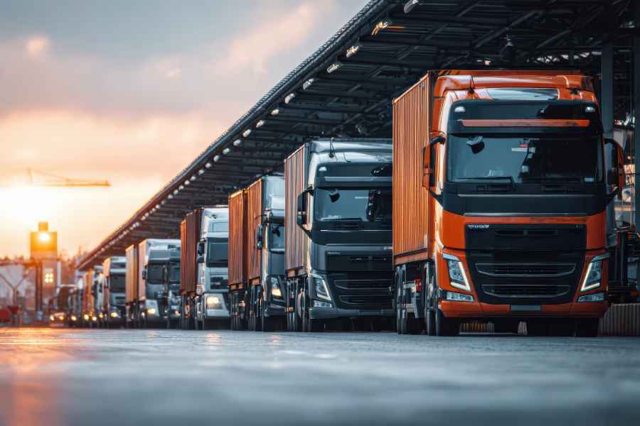 Cargo containers and international freight logistics