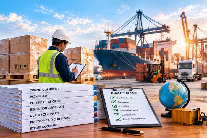 Goods prepared for shipment